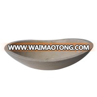 Cheap Stone Basins Bathroom in Beige Marble