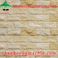 Yellow Marble Mushroom Tile