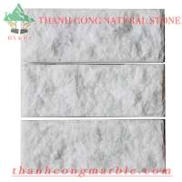 Pure White Marble Mushroom Tile