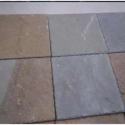 Double color Sandstone gray sandstone for paving road