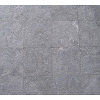 Grey limestone flamed brushed tiles slabs paving stone