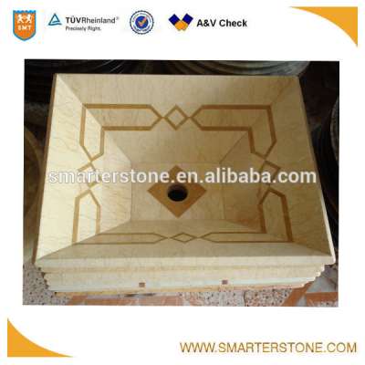 New design rectangle stone washbasin